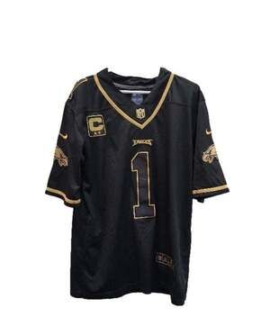 Jalen Hurts Philadelphia Eagles Nike On Field Black and Gold Spirit Jersey Size